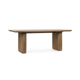 Vander 84" Wood Dining Table In Oak Cream Finish
