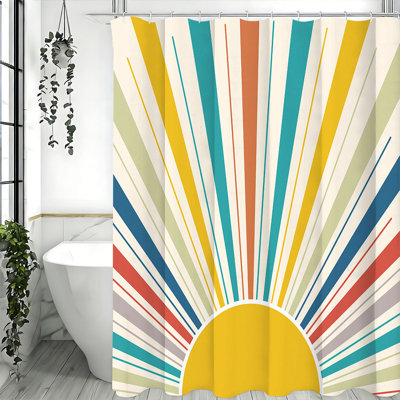 Shower Curtains with Hooks Included