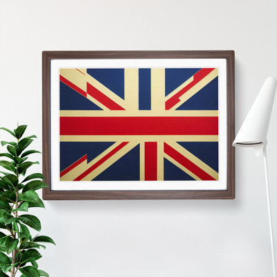 XH1022-6210X Modern Union Jack Flag Vol.2 - Single Picture Frame Print
