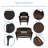 Cecilton 4 Piece Rattan Sofa Seating Group -23609061-23609058
