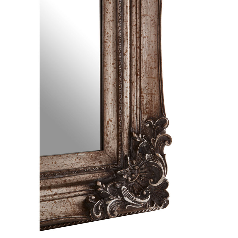 Drouin Solid Wood Flat Wall Mirror