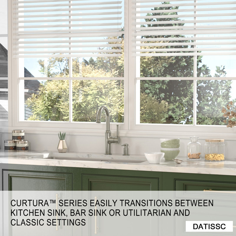 Single Handle Kitchen Bar Faucet, Brushed Nickel