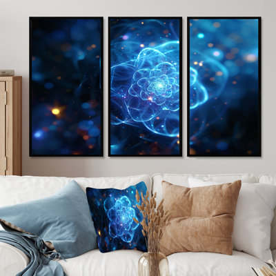«Morning Magic Cosmic Flower - Botanicals», ensemble d'art mural