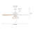 Stellant II 52 in. Indoor/Covered Outdoor Matte White Traditional Ceiling Fan with Three 3000K LED Bulbs Included-1736424456-1736424452