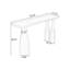 Nut-brown Straight Solid Wood Bar Table