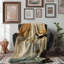 Jeté rustique Lotus - 1 pièce Sherpa Premium-2139128763