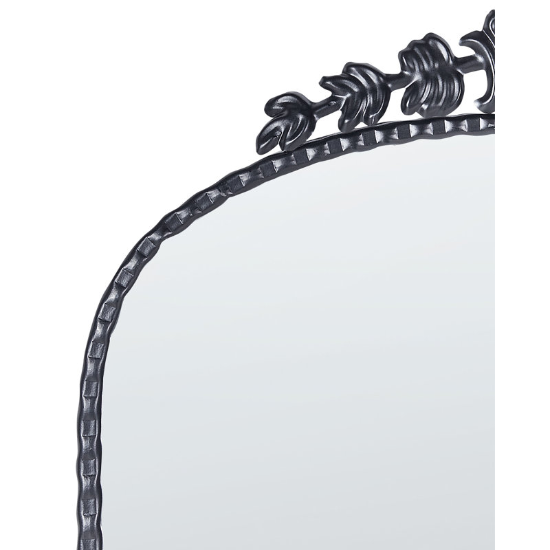 Ulises Metal Arch Mirror, 114 cm H x 51 cm W, Black