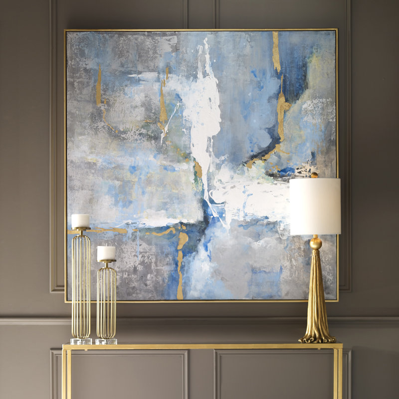 'Mediterranean' Framed Print on Canvas