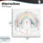 Rainbow with Hanging Hearts Wall Plaque, design by Creative Studio