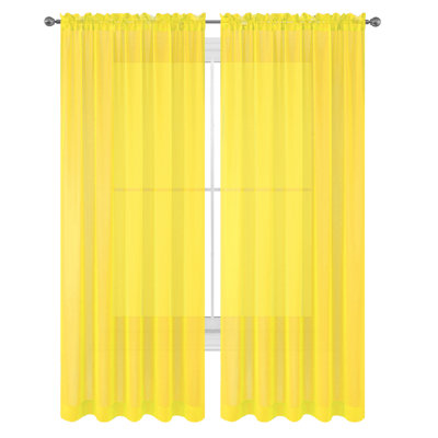 Godbey Sheer Curtain Pair