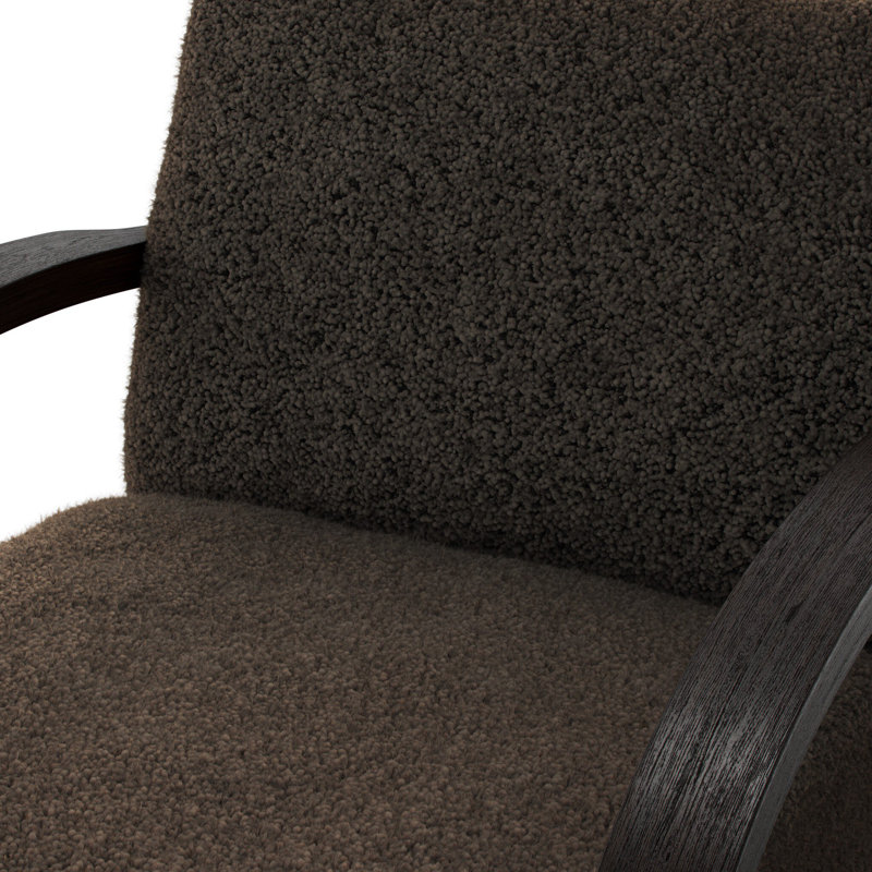 BURKE Armchair, Cocoa Shearling