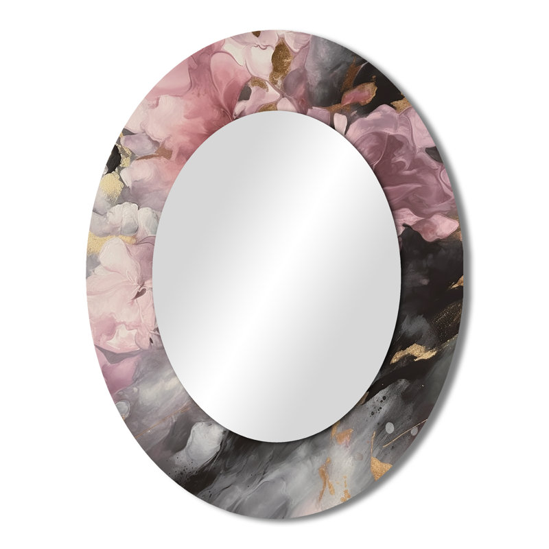 Miroir mural rose, 43 po x 33 po