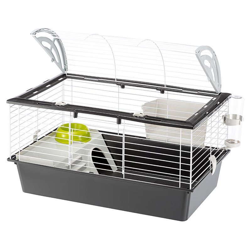 Rabbit Cage, 50cm H x 78cm W x 48cm D, Black