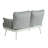 Mariano Steel 4-Pieces Coversation Set, Off White+Grey-1959254474-1959254477