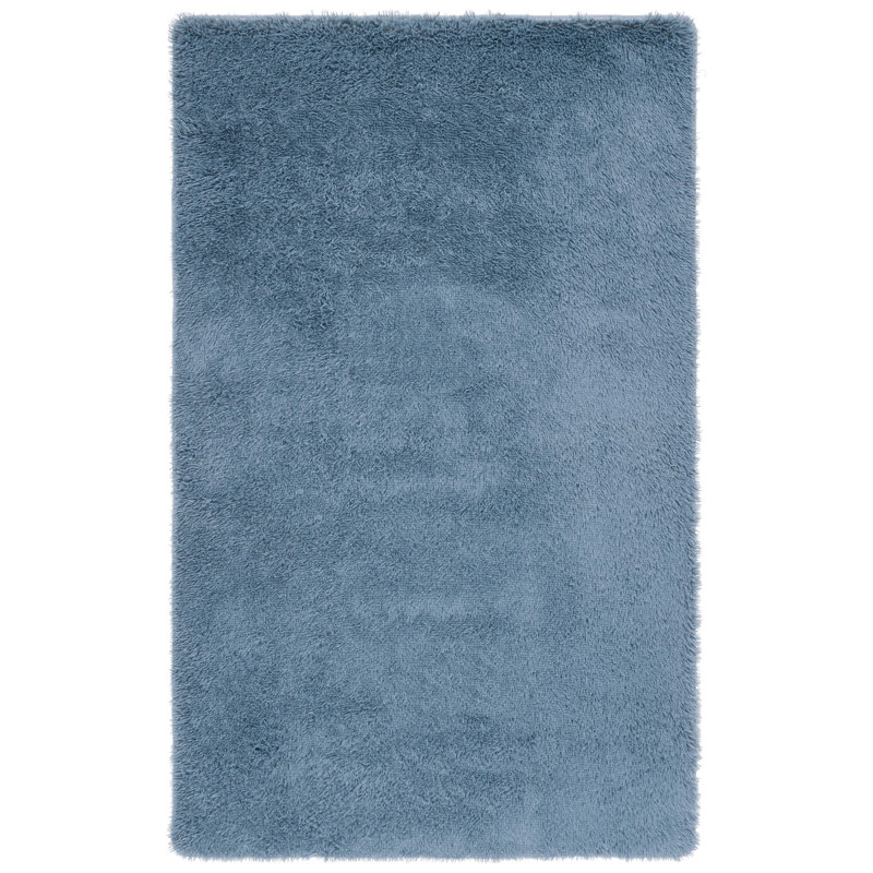 Zanaira Shag Performance Solid Color Rug, Rectangle 6' x 9'