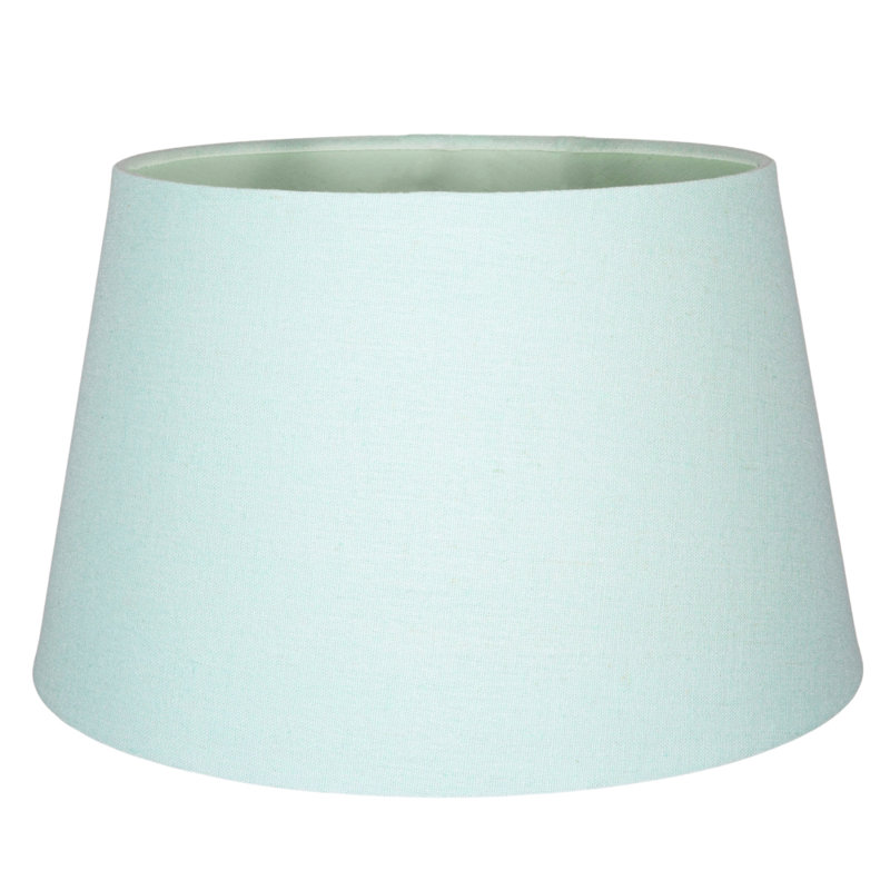 Traditional Linen Fabric Drum Shade for Pendant & Lampshade, Duck Egg, 13cm H x 20cm W x 20cm D