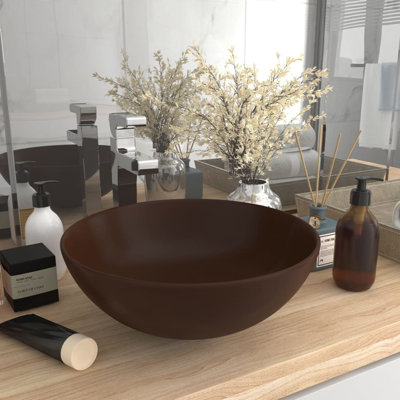 Belfry Bathroom Lonie 280mm L x 280mm W Ceramic Circular Sink