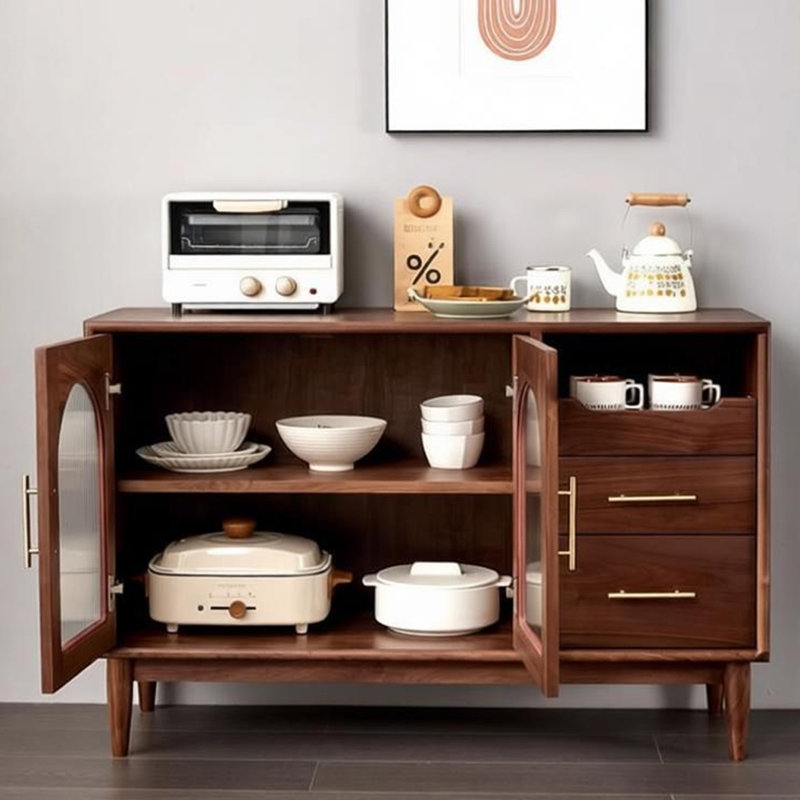 Armoire de rangement simple et moderne en bois
