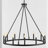 Batuhan Candle Style Wagon Wheel Chandelier-18800039
