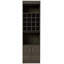 Armoire de bar haute de 71 po avec 16 casiers, tablette, plateau dissimulable et double porte Kava-2073914707