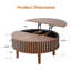 Table basse ronde à plateau relevable-188033536