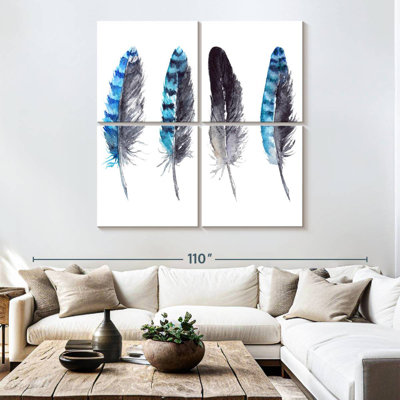 Plumes de geai bleu