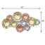 DÉCOR MURAL EN MÉTAL MÉTALLISÉ À GRANDS MOYENS 100% GÉOMÉTRIQUE ÉCOLOGIQUE - 55 po x 30 po, couleur multicolore, motif géométrique, art mural en métal pour le salon, la salle d'étude, le bureau-2004777426