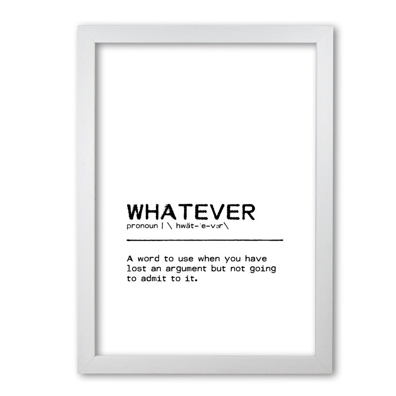 Whatever Lost - Print, 42 cm H x 30 cm W x 5 cm D, White Grain Frame