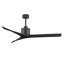 Mollywood - 42" Ceiling Fan - Textured Bronze Finish - Matte Black Blades-413141963-465038780-465838808