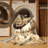 Machine Washable Vehicles And Transportation Vintage Convertible Car Vintage Damask Rug in Beige – Beige Binding-1891285396