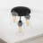 Ayva Glass Semi Flush Mount