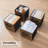 Cube Storage Bins, Cube Storage Organizer With Handles, Foldable Storage Cubes, Cubby Bins, Wood Print Storage Bins, Fit Cube Storage Unit, Rustic Brown, 13 Inch 6-Pack