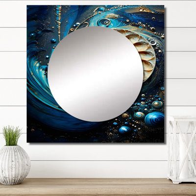 Wiechmann - Miroir décoratif mural Nautilus pour chambre à coucher