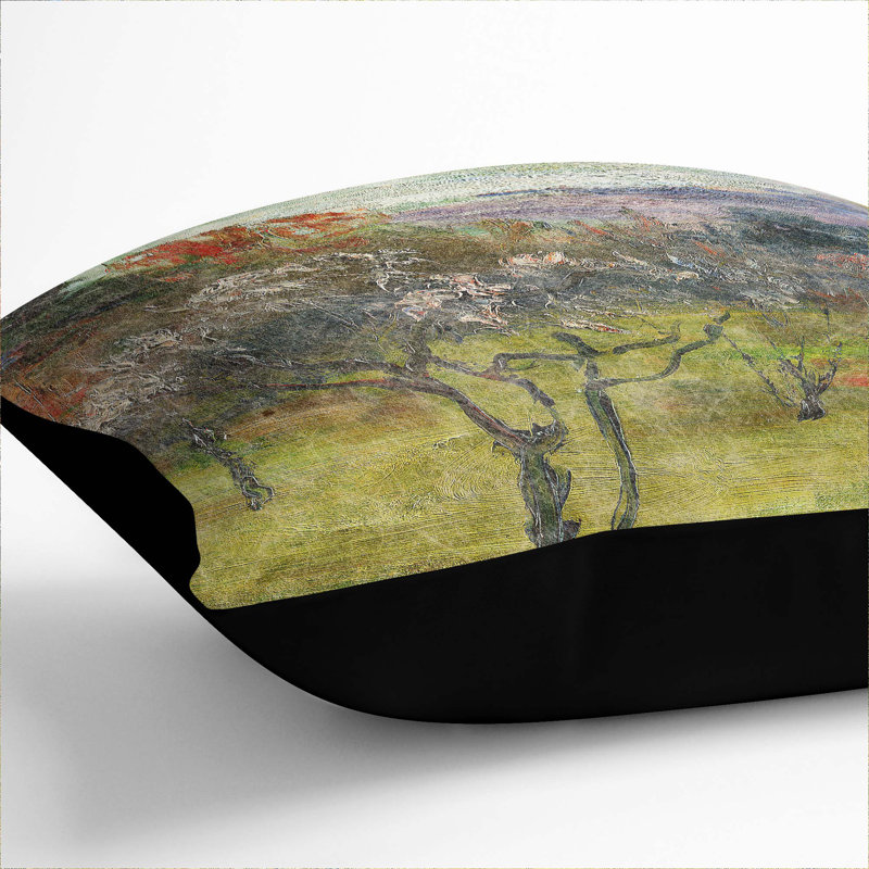 Square Throw Cushion, Black, 40cm H x 40cm W x 15cm D