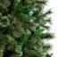 Arbre de Noël élancé vert avec lumières DEL fixes / constantes-1472648259