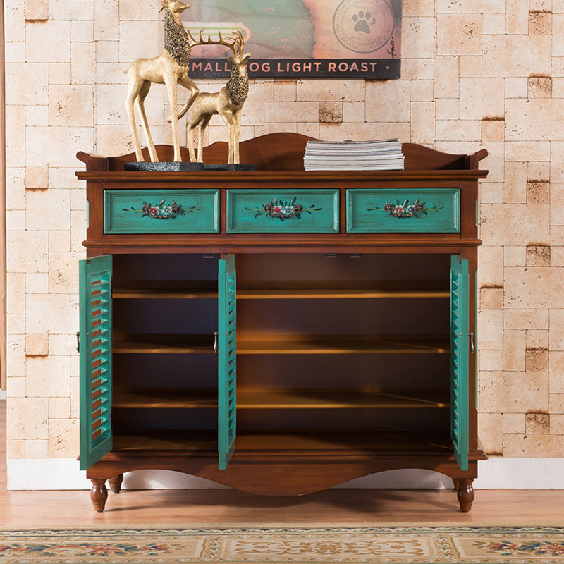 Armoire à chaussures peinte American Shutters