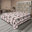 Gris anthracite, champagne / floral