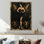 Feathers and Gowns Makes The World Go Round - Décoration murale femme cabaret