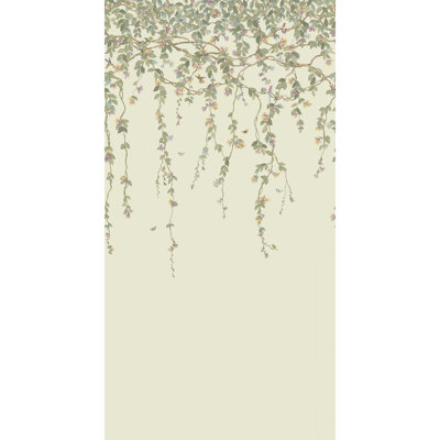 Hummingbirds Flora Floral Wallpaper