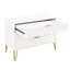 Ensemble de chambre à coucher moderne avec commode et table de chevet 2 pièces Dumbo-1294949260