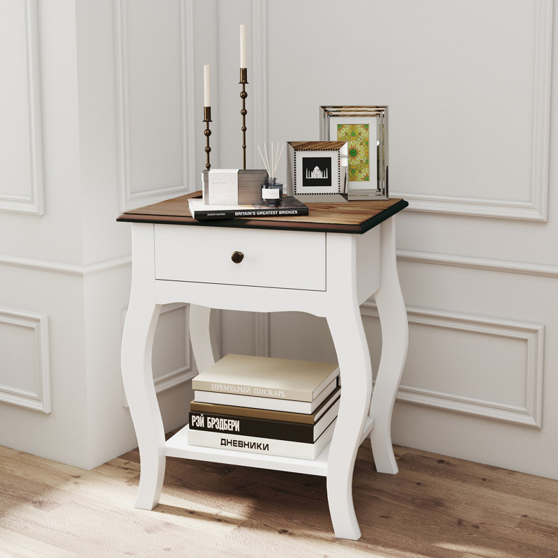 45cm W MDF Bedside Table