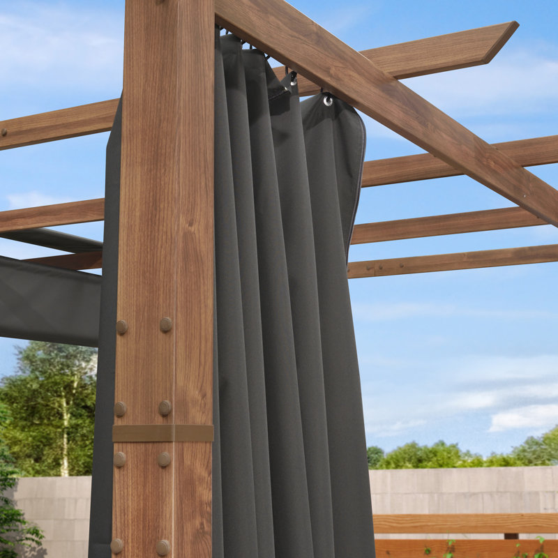 Écran de remplacement pour pergola rétractable mauve, gris, H 82 po x l 62 po