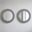 Freelon Crystal Framed Wall Accent Mirror 45x45CM