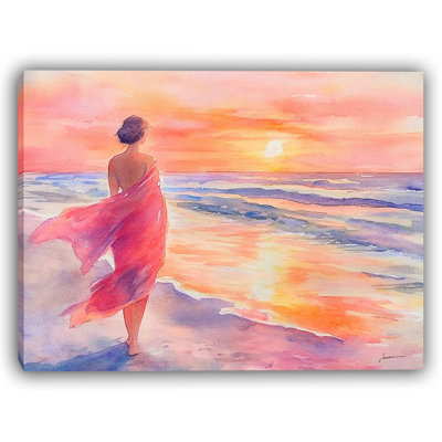 Art sur toile, "Sunset in rêver"