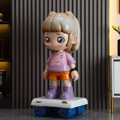 Creative Creative Skateboard Girl