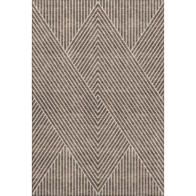 Premium Machine Washable Prisco Brown Rug