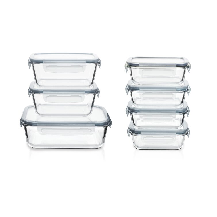 Daniana Glass Food Storage Container Set Prep & Savour