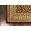 Tapis rouge / beige à motif oriental tissé à la machine Atterbury-32501300