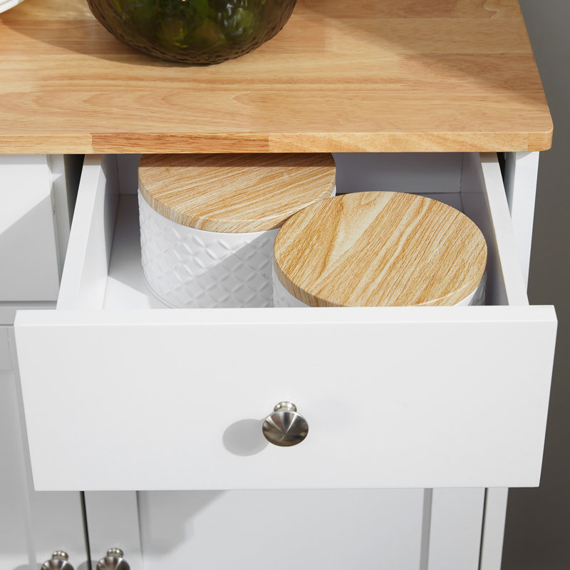 Strine 26.75'' Sideboard, White 1