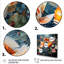 «Orange Tranquil Koi Pond Oasis», art mural Chine-124370732-124370731